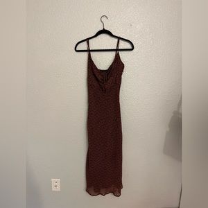 Women’s maxi floral strap dress